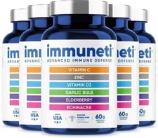 5 pk Immuneti Advanced Immune Defense, 6-in-1 Powerful Blend EXP 01/28