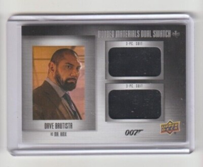 James Bond Villains Henchmen Bonded Materials Dual Costume Card Dave Bautista