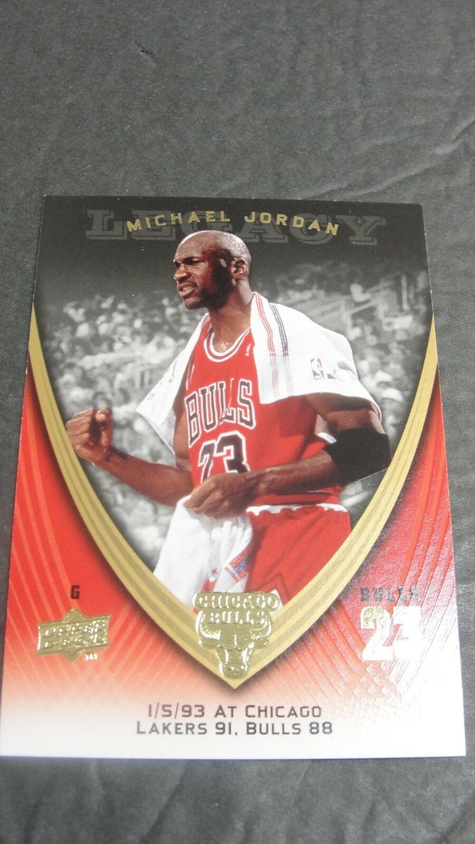 2009 Michael Jordan Legacy Upper Deck card 618 | eBay