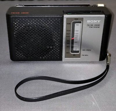 Sony Portable AM/FM 2 Band Radio with New Batteries | eBay