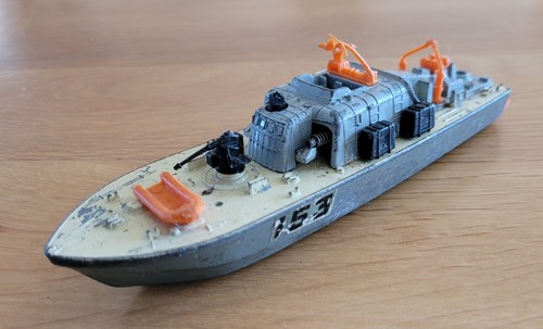 1973 Vintage Dinky Toys No. 675 Royal Navy Motor Patrol Boat 678 Air Sea Rescue - Picture 2 of 7