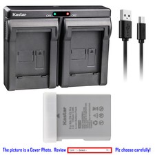 Kastar Battery Slim Dual Charger for Nikon EN-EL14A MH24 Nikon D5300 DSLR Camera