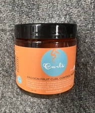 2 Bottles Curls Passion Fruit Curl Control Paste 4oz Each Sculpting Shine Pomade