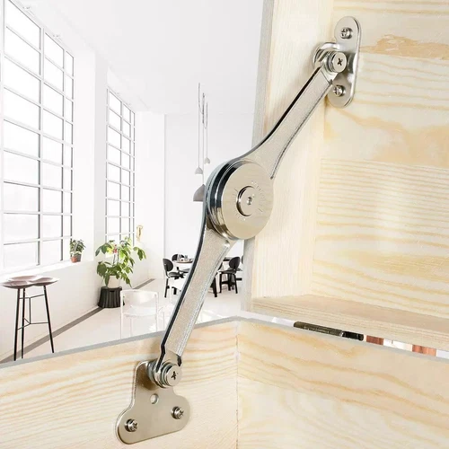 Heavy Duty Lid Support Hinges Soft Close Folding Lid Stay Hinge Keep Lid Hing... - Picture 3 of 6