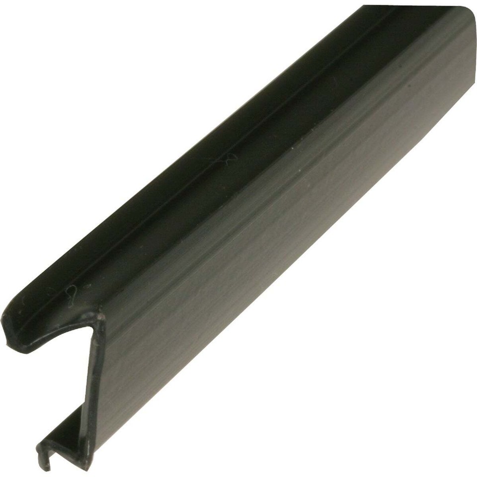 PrimeLine Make2Fit 9/16 In. x 72 In. Black SnapIn Rigid Vinyl Glass