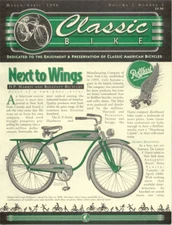 CLASSIC BIKE NEWS Rollfast part 1 antique bicycle newsletter Volume 2 Number 2