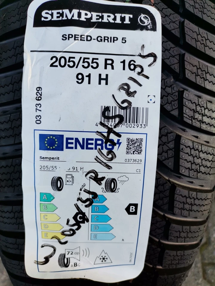 1 Winterreifen 205 55 R16 91H Semperit Speed Grip 5 DOT 4021 Reifen Winter - Bild 3 von 4