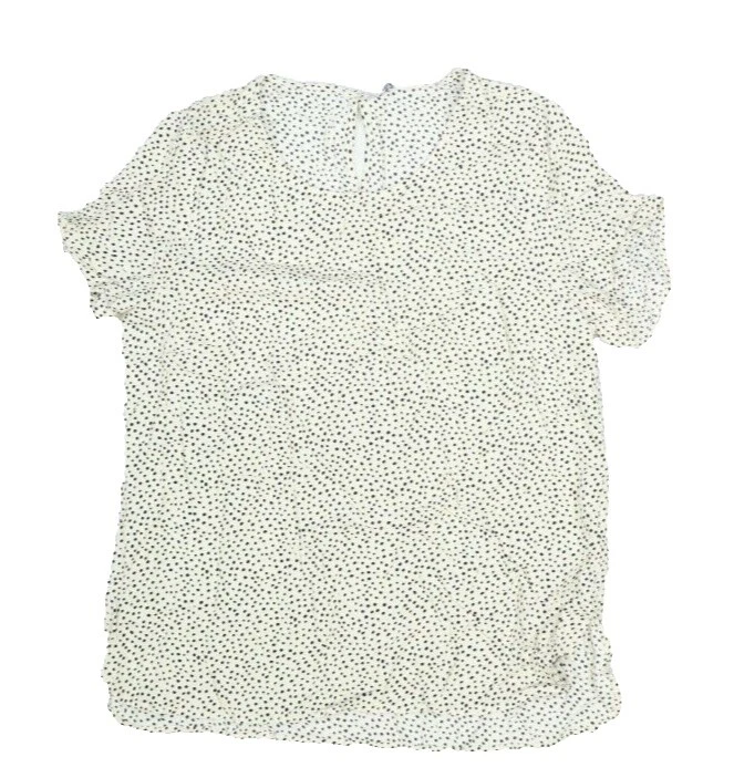 Pleated Polka Dot Tops for Women