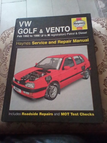 VW Golf Mk3 & Vento (Petrol & Diesel) 1992-1996 Haynes Workshop Manual