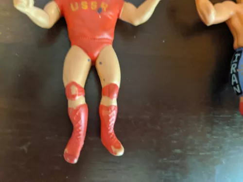  WWF LJN Wrestling Superstars Tag Team IRON SHEIK & NIKOLAI VOLKOFF 