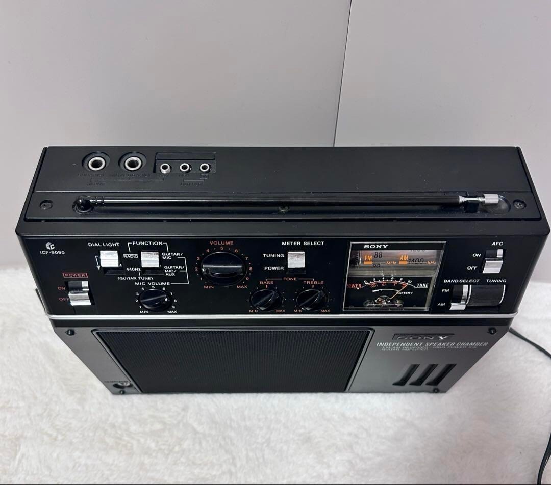Excellent】SONY ICF-9090 Guitar Amplifier FM/AM Radio | eBay Excellent】SONY ICF-9090 Guitar Amplifier FM/AM Radio | eBay
