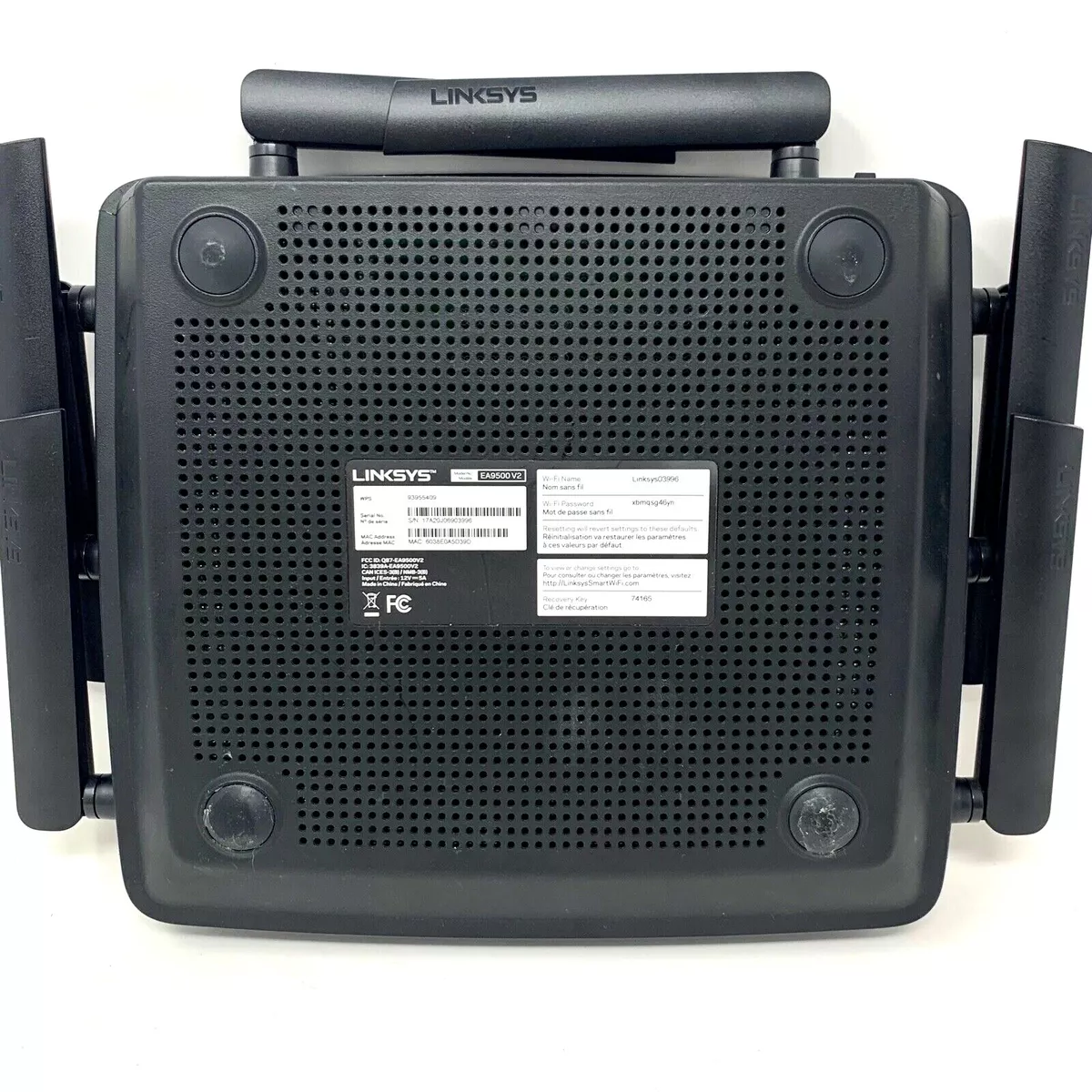 美品 Linksys EA9500, AC5400 Wi-Fiルーター | academiadevendasmb.com.br