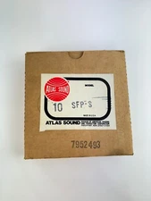 Atlas Sound SFP-S Semi-Flush Plate Accessory for Voice/Tone Speakers 10 pack