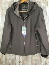 NWT Free Country Women's Super Softshell Jacket Size XXL 18 Driftwood Hooded