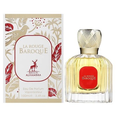 Maison Alhambra La Rouge Baroque 3.4 oz / 100 ml Eau de Parfum Spray -New In Box