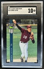 1992 Classic Four Sport Derek Jeter RC #231 Yankees SGC 10 Rookie