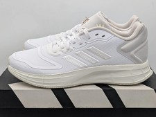 Adidas Womens Duramo 10 Running Shoes Sneakers Size 8 White Athletic HP2388