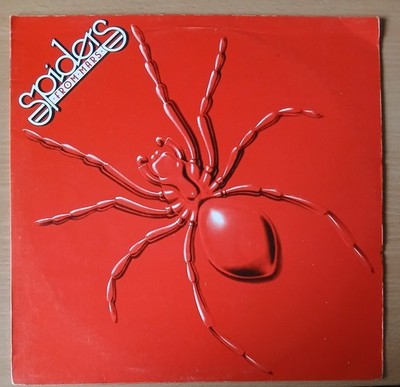 SPIDERS FROM MARS self titled ORIGINAL EMBOSSED DARK RED VINYL LP FREE POSTAGE