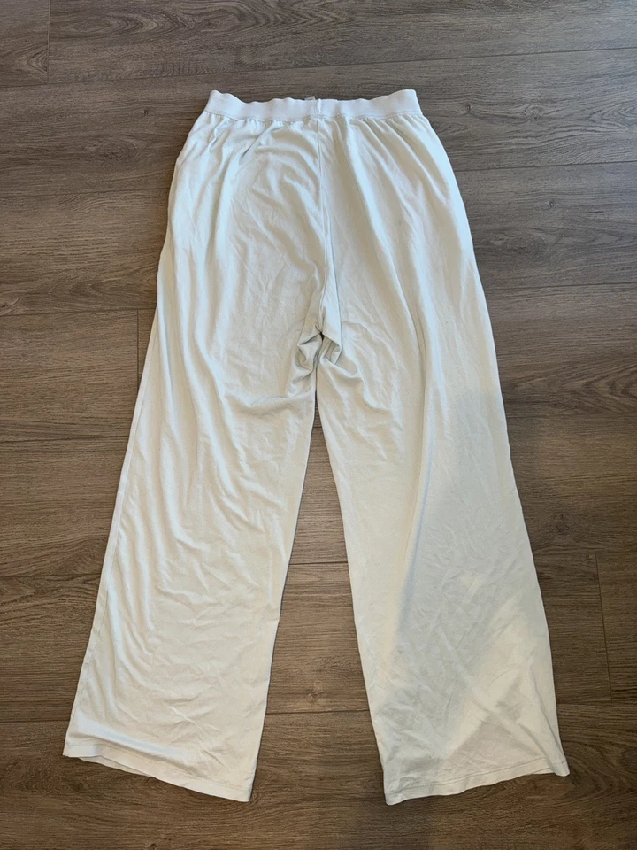 Pantalones Skims Lounge Wear para mujer grandes usados en excelente estado azul claro/verde usados 2x algodón modal Foto 3 de 4