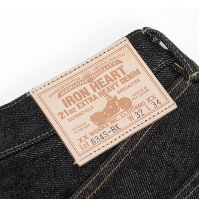 IRON HEART 634S-BK 21oz Black Selvedge Straight Jeans NEW Japan | eBay