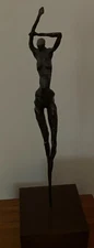 Alberto Giacometti (Brutalist) Bronze Sculpture with Base as shown