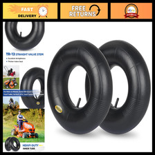 Heavy-Duty 13x6.50-6 Inner Tubes, TR-13 Valve Stem, 2 Pack for Mowers, ATVs, Go