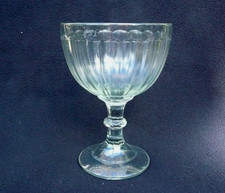 altes großes BERLINER WEISSE GLAS *POKALGLAS 0,3 L* PRESSGLAS klar ~1920 /ukX30