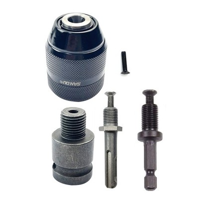 Hexagonal Drill Adapter Splitting Chuck Size Thread 3/8''-24UNF Durable