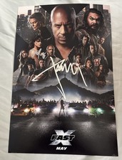 Tyrese Gibson & Michelle Rodriguez Signed 11x17 Photo Fast X