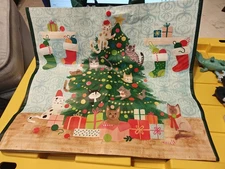 DS3-TJ MAXX - Happy Cats In A Christmas Tree - Large Reusable Shopping Tote