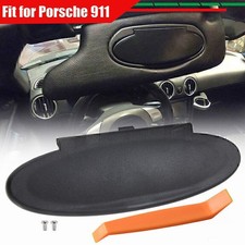 Sun Visor Mirror Cover Black For Porsche 911 996/997 Boxster Cayman Replacement