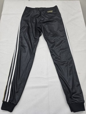 Adidas Trainingshose Herren schwarz 3-Streifen Größe S