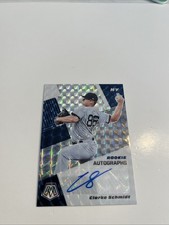 2021 Panini Mosaic Prizm Clarke Schmidt Rookie Auto SP New York Yankees