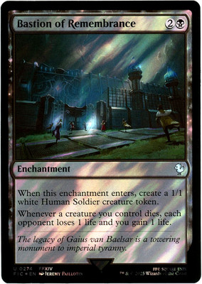 Bastion of Remembrance (Surge Foil) 0274 - Commander: FINAL FANTASY FIC MTG NM/M