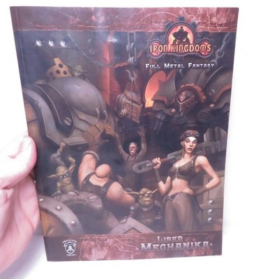 Iron Kingdoms Liber Mechanika RPG Full Metal Fantasy 3rd Edition RPG Guide Book