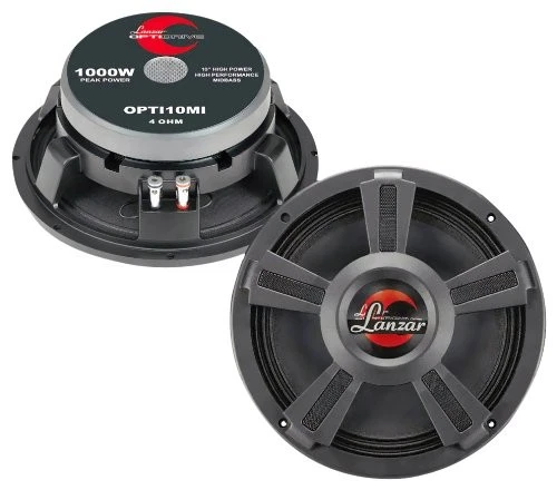 Lanzar MAXP104D Passieve Subwoofer voor de Auto - 1200 W, 85 dB, 4 ohm, 25,4 cm