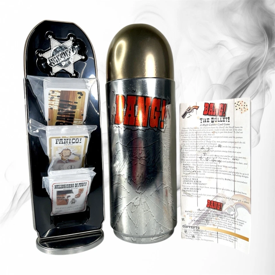 达芬奇游戏 2009 年 BANG! 子弹!  基本款 + 扩展收藏品金属锡 — 第 3/4 张图片