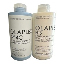 Olaplex No.4c Bond Maintenance Clarifying Shampoo & No.5 Conditioner Set 8.5 oz