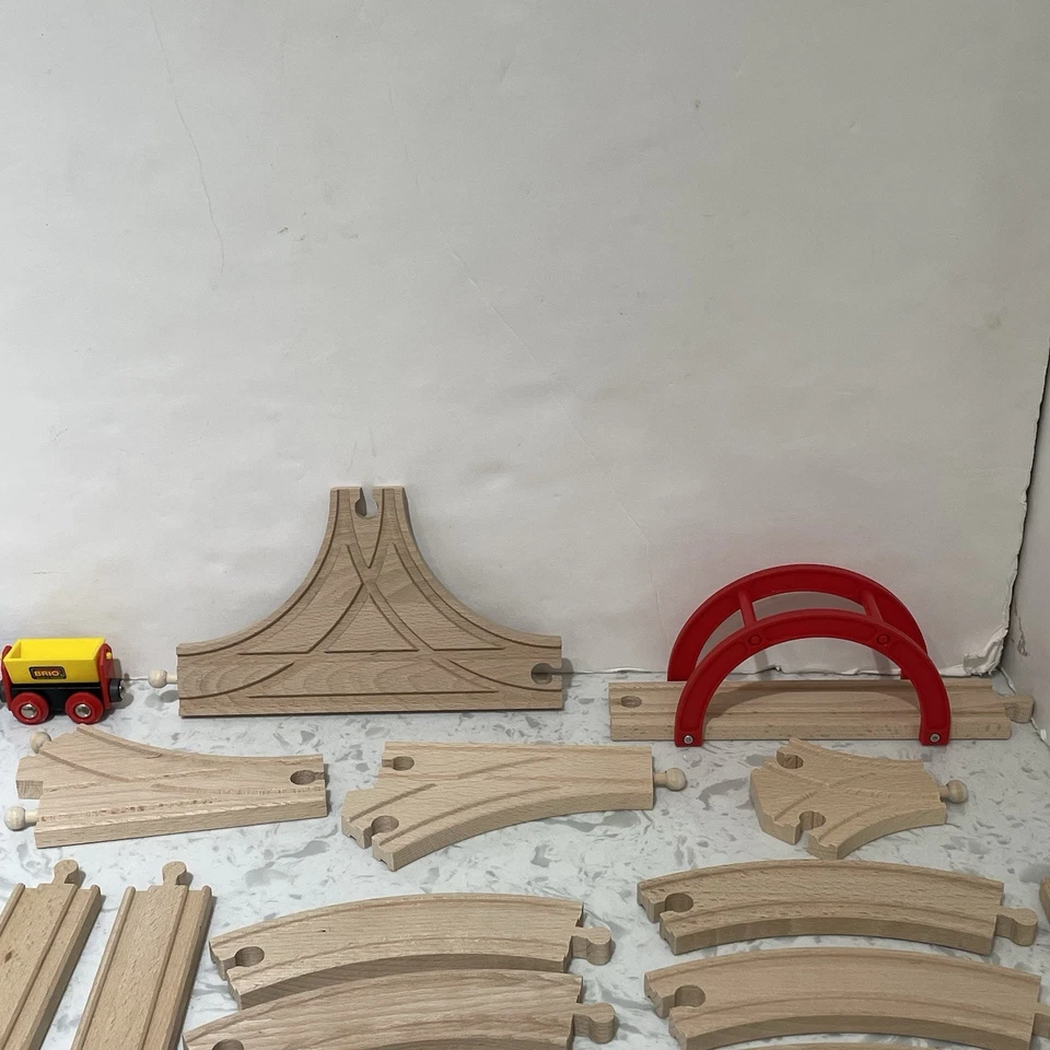 Juego de tren de madera Brio tierra y mar vintage 1997 Foto 4 de 4