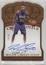 2015-16 Panini Preferred Crown Royale 74/85 Willie Cauley-Stein #183 Auto 1s7