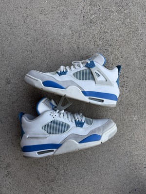 Size 13 - Jordan 4 Retro Military Blue 2012 1 Broken Wing  display picture 1