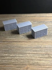N SCALE 1:160 RAILROAD TRACKSIDE ELECTRICAL BOX (3pk)
