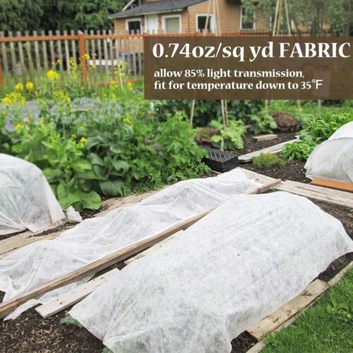 Cobertores Para Plantas 10 Ft x 30 Ft, 0.9 Oz Proteccion Contra Heladas, NEW US. - Picture 8 of 8