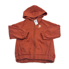 Old Navy Full Zip Brown/Orange Size 4T Toddler Jacket Cotton Blend NWT