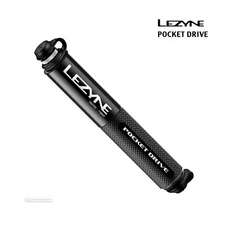 Lezyne POCKET DRIVE High Pressure Bicycle Hand Pump Pocket Size : BLACK