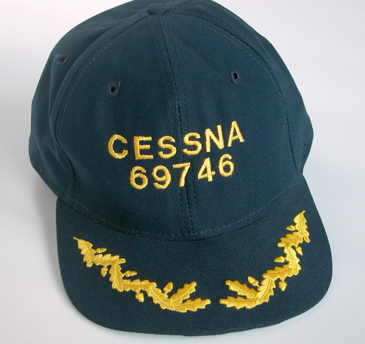 Vtg 80s CESSNA 69746 Aviation Aircraft Plane Truckers Hat Snapback Cap