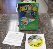 Vintage 1000 Best Solitaire Games PC CD-ROM for Windows - LD23