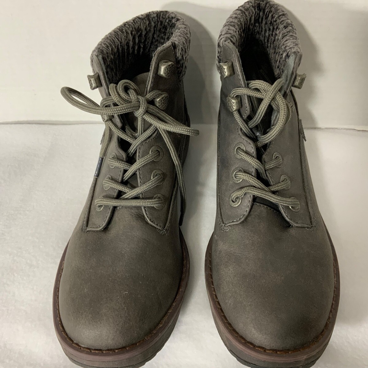 BLOWFISH MALIBU COMET EARTH ANKLE BOOTIES GRAY SZ 10