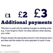 Additional payments