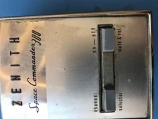 Vintage Zenith Space Commander 300 TV Remote/Clicker 1958 Patent